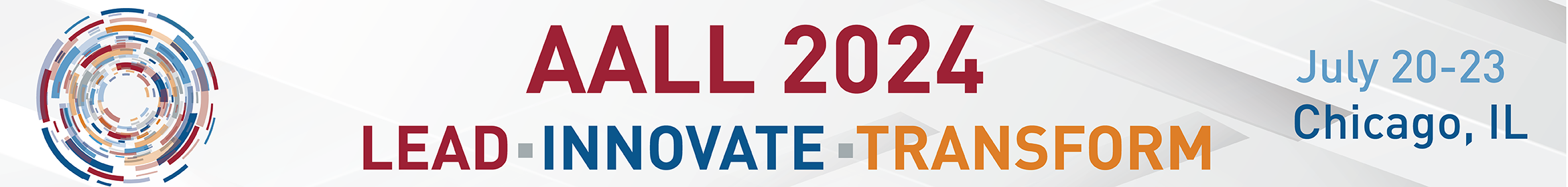 AALL 2024: Lead Innovate Transform Main banner